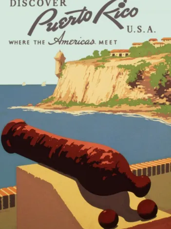 Produit Affiche de Promotion pour le Tourisme à Porto Rico, 1936-1940 Image