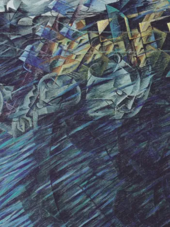 Produit Umberto Boccioni : Stati d'animo, Quelli che vanno II, 1911 Image