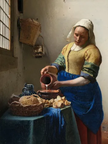 Produit Vermeer Johannes : La Laitière, 1658 Image