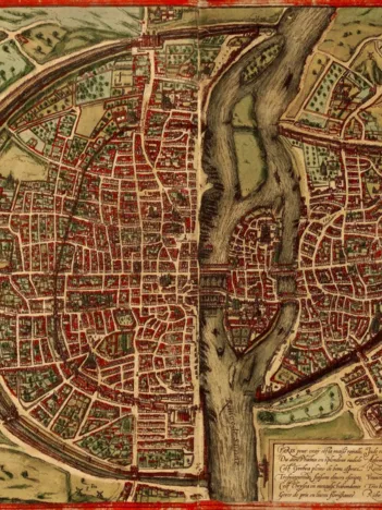 Produit Braun : Plan de Paris, 1572 Image