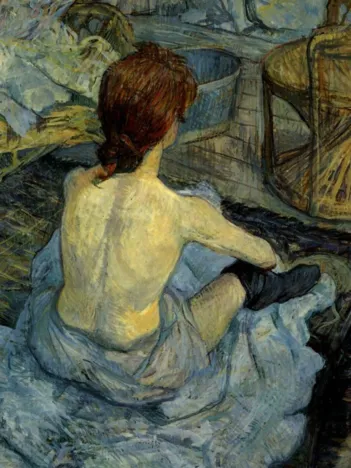 Produit Henri de Toulouse-Lautrec : Femme à sa Toilette, 1889 Image