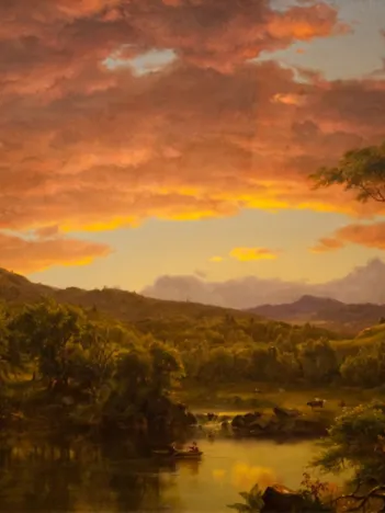 Produit Frederic Edwin Church : A Country Home, 1854 Image