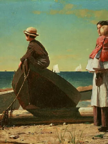 Produit Winslow Homer : Dad's Coming!, 1873 Image