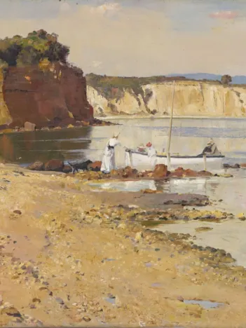 Produit Tom Roberts : Slumbering Sea, Mentone, 1887 Image