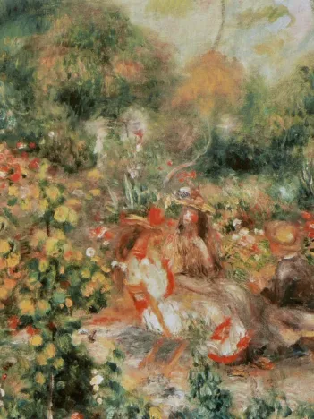 Produit Auguste Renoir : Jeunes Filles dans un Jardin, 1893-1895 Image