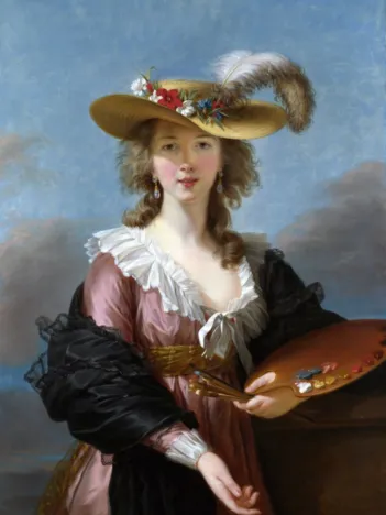 Produit Elisabeth Vigée-Lebrun : Autoportrait au Chapeau de Paille, 1782 Image