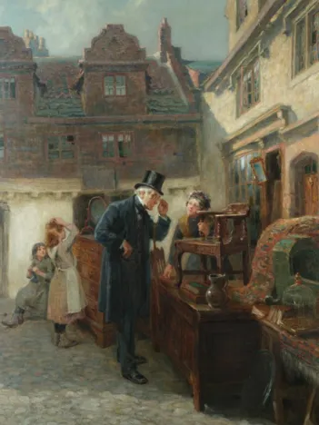 Produit Ralph Hedley : Real Antique, 1902 Image