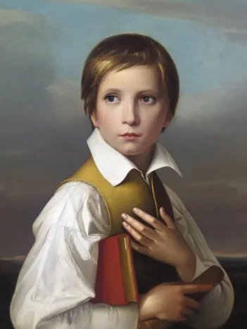 Produit Wilhelm von Schadow : Portrait de Felix Schadow, 1830 Image