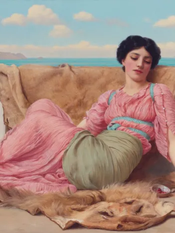 Produit John William Godward : The Quiet Pet, 1906 Image