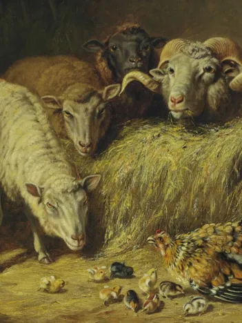 Produit Arthur Fitzwilliam Tait : Maternal Solicitude, 1883 Image