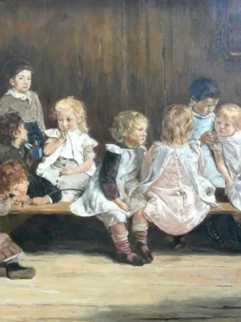 Produit Max Liebermann : École Maternelle à Amsterdam, 1880 Image