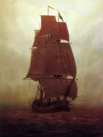Produit Caspar David Friedrich : Voilier, 1815 Image
