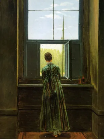 Produit Caspar David Friedrich : Femme à la Fenêtre, 1822 Image