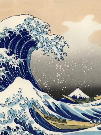 Produit Katsushika Hokusai : La Grande Vague de Kanagawa, 1820-1831 Image