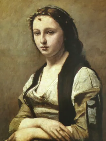 Produit Jean-Baptiste Camille Corot : La Femme à la Perle, 1869 Image