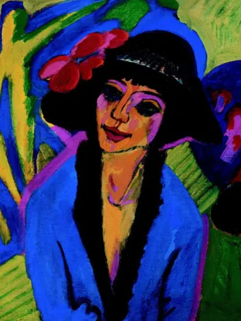 Produit Ernst Ludwig Kirchner : Bildnis Gerda, 1914 Image