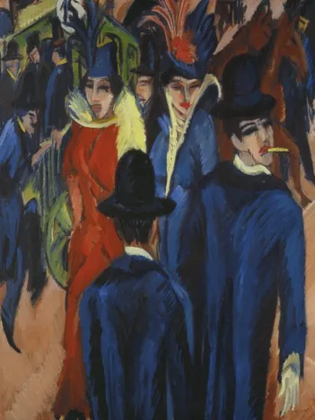 Produit Ernst Ludwig Kirchner : Scène de rue à Berlin, 1913 Image