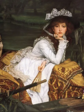 Produit James Tissot : Young Lady in a Boat Image