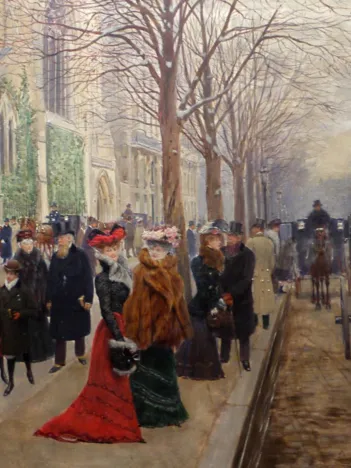 Produit Jean Béraud : Après l'office à l'Eglise de la Sainte-Trinité, 1900 Image