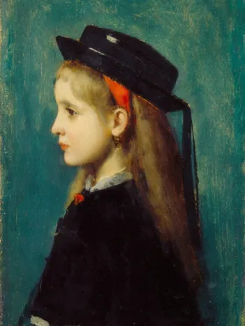 Produit Jean-Jacques Henner : Fille Alsacienne, 1873 Image