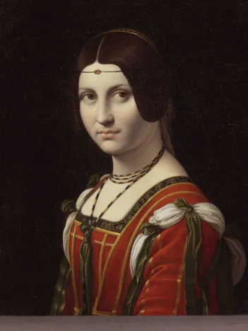 Produit Léonard de Vinci : La Belle Ferronnière, 1490-1496 Image