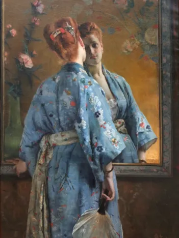 Produit Alfred Stevens : La Parisienne Japonaise, 1872 Image