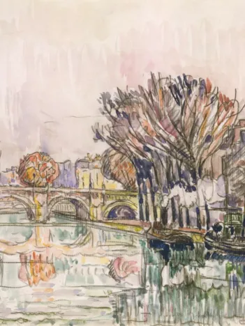 Produit Paul Signac : Le Pont Neuf - Paris, 1928 Image