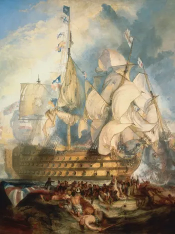 Produit J. M. W. Turner : La bataille de Trafalgar, 1822 Image