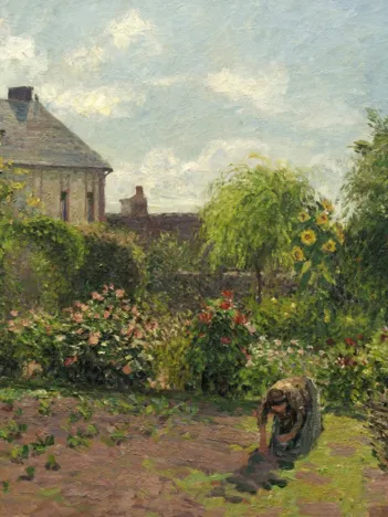 Produit Camille Pissarro : Le Jardin de l'Artiste à Eragny, 1898 Image
