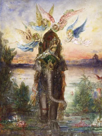 Produit Gustave Moreau : L'Eléphant Sacré, 1882 Image