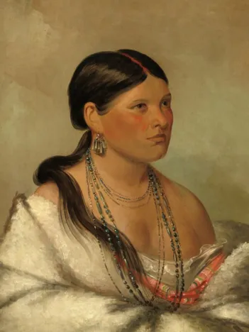 Produit George Catlin : Femme Aigle - Shawano, 1830 Image