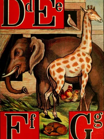 Produit McLoughlin Bros : L'Alphabet de l'Arche de Noé , 1868 - DEFG Image