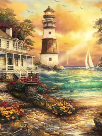 Produit Chuck Pinson - Cottage by the Sea Image