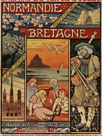 Produit Affiche pour les Chemins de Fer de l'Ouest , 1900 Image