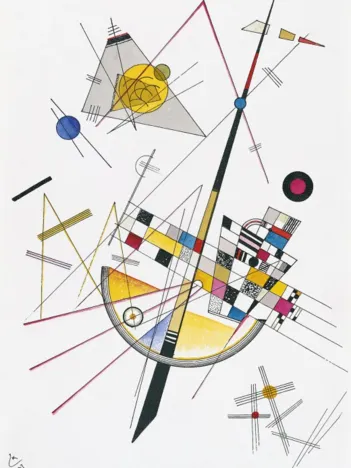 Produit Wassily Kandinsky : Delicate Tension, 1923 Image