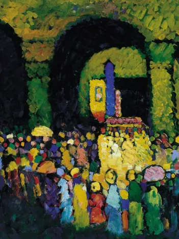 Produit Wassily Kandinsky : The Ludwigskirche in Munich, 1908 Image
