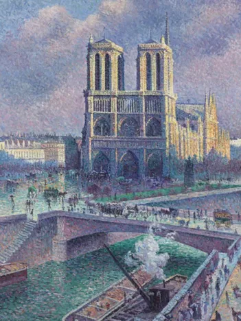 Produit Maximilien Luce - Le Quai Saint-Michel et Notre-Dame, 1901 Image