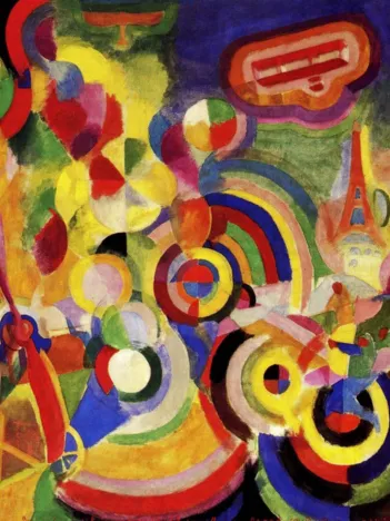 Produit Robert Delaunay : Hommage à Blériot, 1914 Image