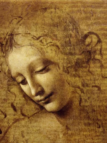Produit Léonard de Vinci : Visage de Giovane Fanciulla, 1508 Image