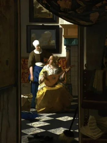 Produit Vermeer Johannes : La lettre d'amour, 1669-1670 Image