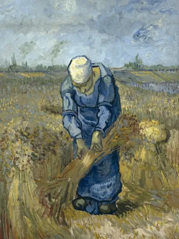 Produit Vincent Van Gogh - Femme Paysan d'après Millet Image