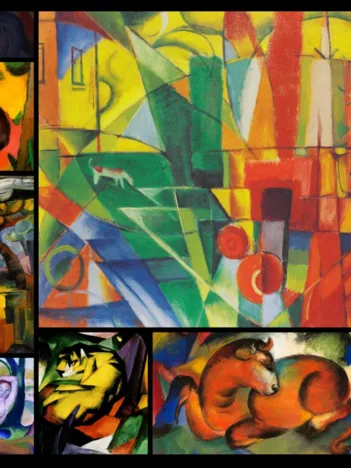 Produit Franz Marc - Collage Image