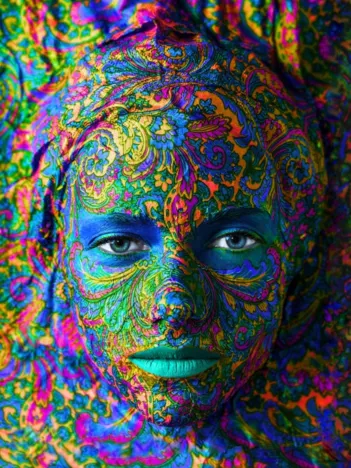 Produit Face Art : Portrait de Femme Image