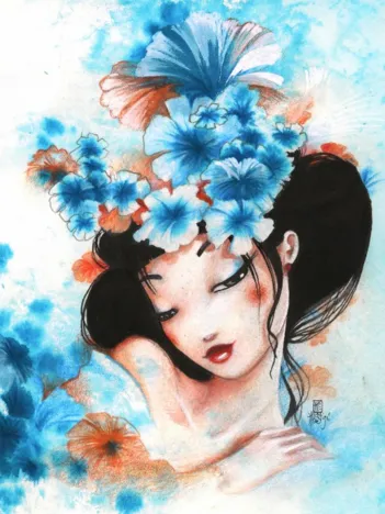 Produit Misstigri - Blue Flowers Image