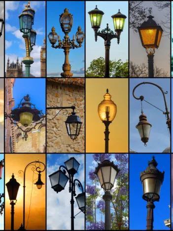Produit Collage - Lampadaires Image