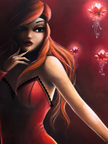 Produit Misstigri - Red Light Flower Image