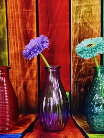 Produit Vases Fleuris et Colorés Image