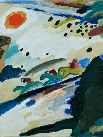 Produit Wassily Kandinsky - Romantic Landscape, 1911 Image