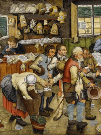 Produit Brueghel Pieter le Jeune : Le Paiement de la Dîme, 1617-1622 Image