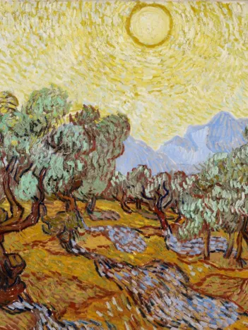 Produit Vincent Van Gogh - Les Oliviers, 1889 Image
